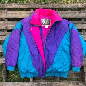 Vibrant Retro Women’s Track Jacket
